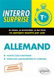 Allemand. Interro surprise. Classe de Terminale. Nouveaux programmes