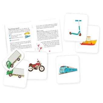 Mes véhicules en feutrines - Coffret tout petit Montessori
