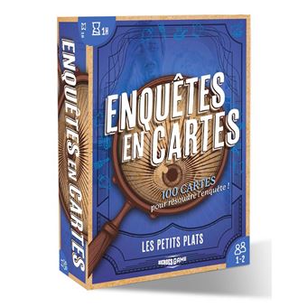 Enquêtes en cartes - Les petits plats