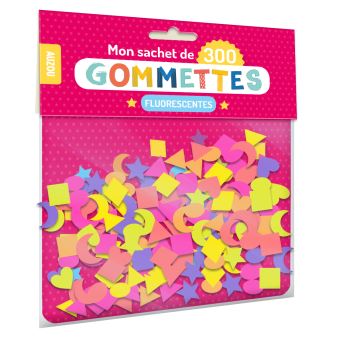 300 gommettes fluorescentes