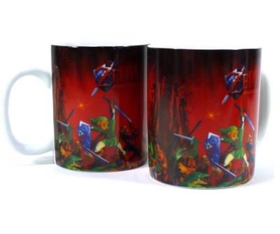 Mug The Legend of Zelda Ocarina of Time 3D Rouge 320 ml