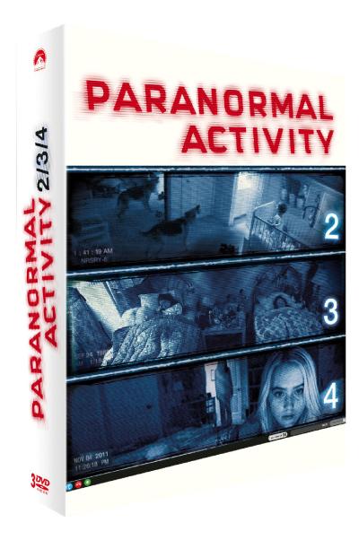 Paranormal Activity 2 - Paranormal Activity 3 - Paranormal Activity 4 Coffret 3 DVD
