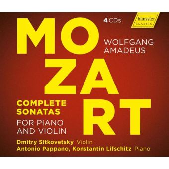 Intégrale des sonates pour piano et violon Wolfgang Amadeus Mozart Dmitry Sitkovestky CD