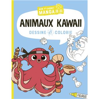 Dessine et colorie   Animaux kawaii