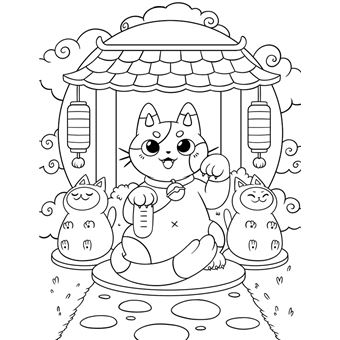 Dessine et colorie   Animaux kawaii