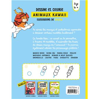 Dessine et colorie   Animaux kawaii