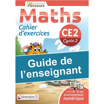 Cahier iParcours maths CE2