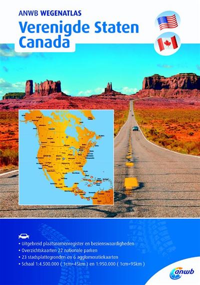 ANWB Wegenatlas Verenigde Staten/Canada