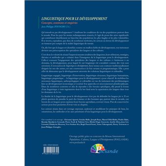 Linguistique pour le Développement