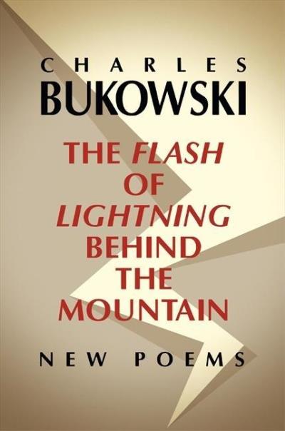 Flash of lightning behind the mountain
