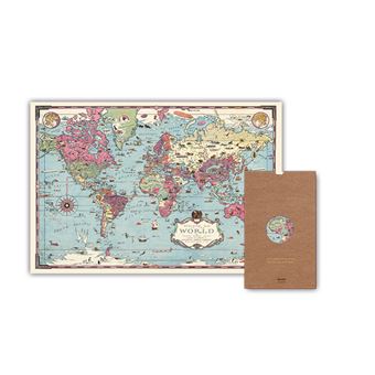 Carte – Mercator du monde - Géographie nostalgique