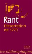 La dissertation de 1770