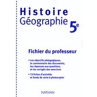 Histoire-geo 5e prof