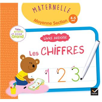 Livre ardoise - Les chiffres MS