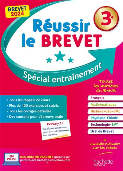Réussir le Brevet 2023