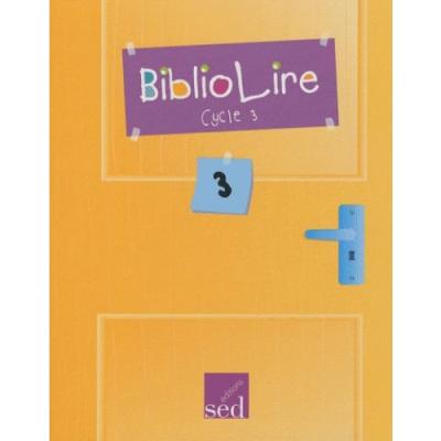 Bibliolire - 12 Livres + Fichier - Niveau 3 Cycle 3