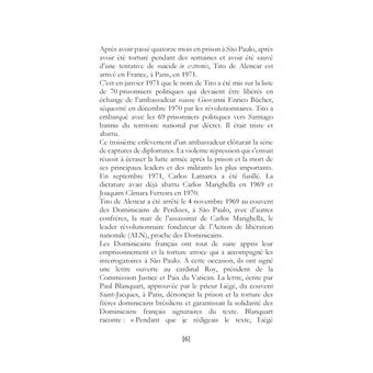 Actes de la journée d'hommage à frère Tito de Alencar