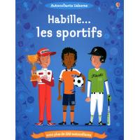 Habille... Les sportifs - Autocollants Usborne