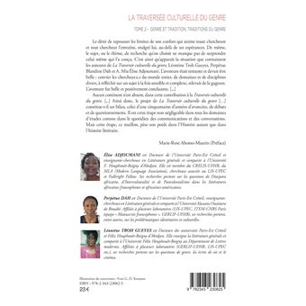 La traversée culturelle du genre