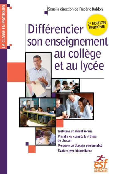 Différencier son enseignement au collège et au lycée - Frédéric Bablon - broché