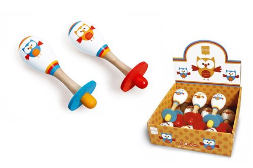 Scratch muziek: maracas Lou de uil