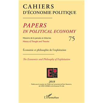 Cahiers d'économie politique 75