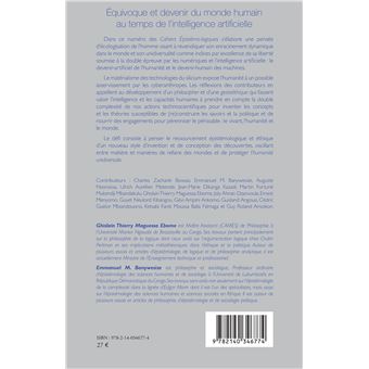 Equivoque et devenir du monde humain au temps de l'intelligence artificielle