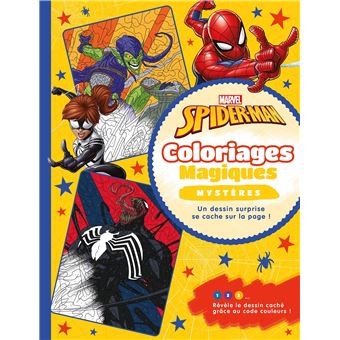 Spider Man Coloriages Magiques Mysteres Marvel Dernier Livre De Collectif Precommande Date De Sortie Fnac Dessine les coloriages spiderman 3 en reflexion de dessin gratuit. fnac livre
