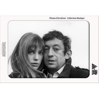 Serge Gainsbourg & Jane Birkin Photographie D'art Couple 40x60 Cm ...