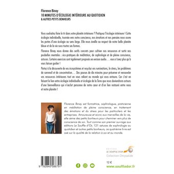 10 minutes d'écologie intérieure au quotidien