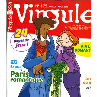 Virgule N°175 Paris romantique - juillet/août 2019