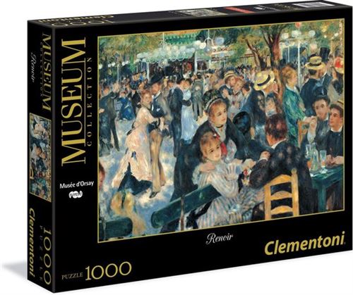 Puzzle 1000 Pièces : Renoir : Le Bal Du Moulin De La Galette, Clementoni