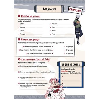 NARUTO - Cahier de vacances  du CM2 à la 6e