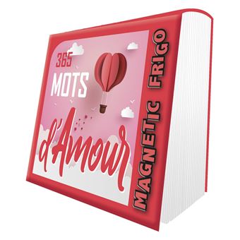 Magnetics Frigo 365 Mots D Amour 22 Cartonne Collectif Achat Livre Fnac