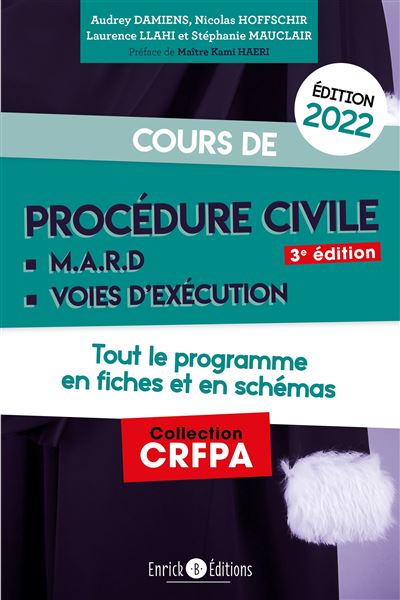 Cours de procédure civile 2022 - Stéphanie Mauclair - broché