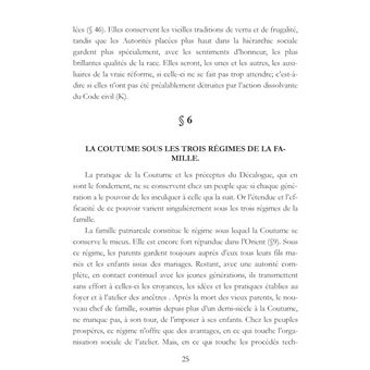 L'organisation du travail, selon la coutume des ateliers et la loi du Décalogue