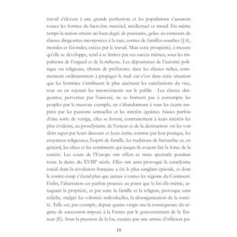 L'organisation du travail, selon la coutume des ateliers et la loi du Décalogue