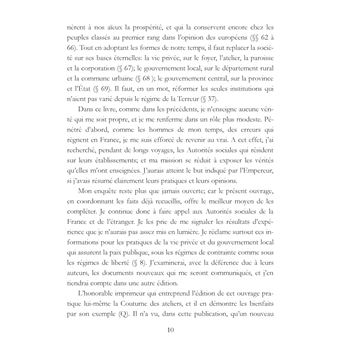 L'organisation du travail, selon la coutume des ateliers et la loi du Décalogue