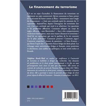 Le financement du terrorisme