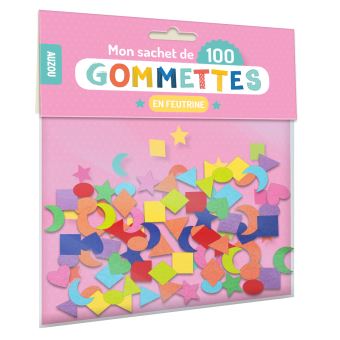 100 gommettes en feutrine