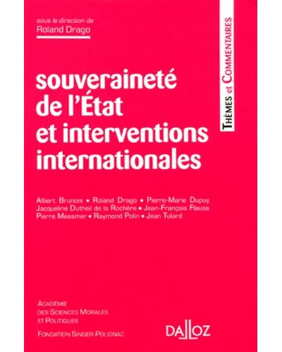 Souveraineté de l'Etat et interventions internationales