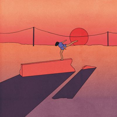 Anak Ko Vinyle rouge, orange et rose