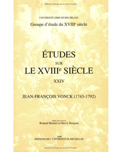 Jean-francois vonck (1743-1792) -  MORTIER/HASQUIN - broché