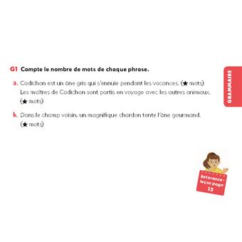 Exercices de français - CE1