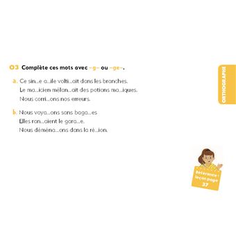Exercices de français - CE1
