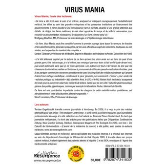 Virus Mania - Corona/COVID-19, rougeole, grippe porcine, grippe aviaire, cancer du col de l'utérus, SARS, ESB