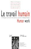Le travail humain 2022-3, vol. 85, n.3