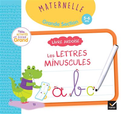 Livre ardoise - Les lettres minuscules GS