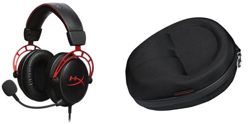 Casque Pro Gaming HyperX Cloud Alpha + Etui HyperX Noir