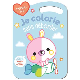 Je colorie sans déborder - l'avion